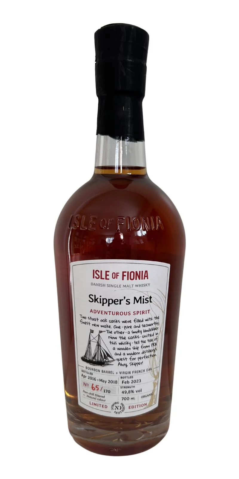 Isle of Fionia 2016/2018 Skipper' Mist Single Malt Whisky | 700ML - Whiskey