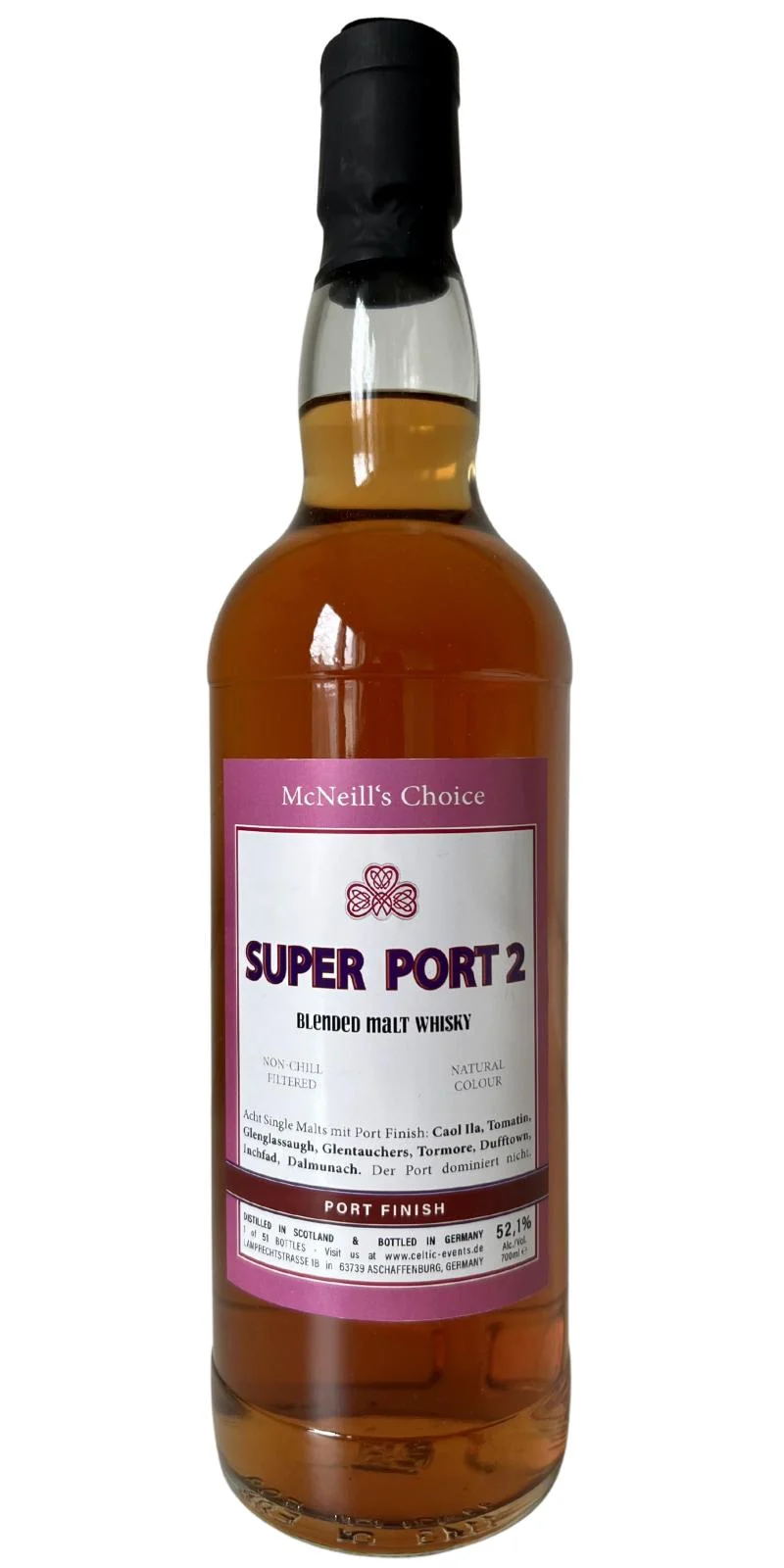 McNeill's Choice Super Port 2 Blended Malt Whisky | 700ML - Whiskey