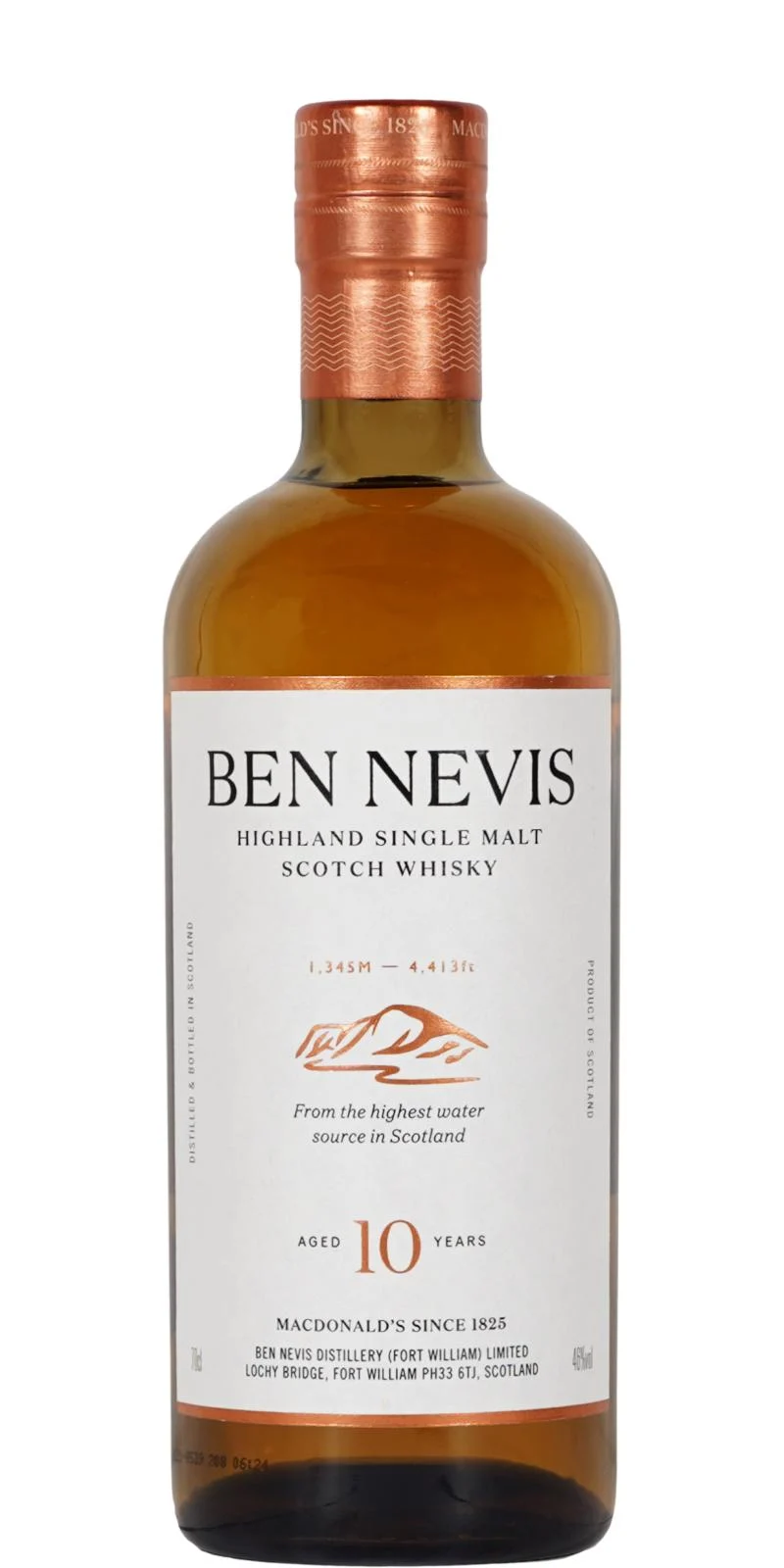 Ben Nevis Single Malts Of Scotland Single Malt Parcel #10 2012 10 Year Old Whisky | 700ML - Whiskey