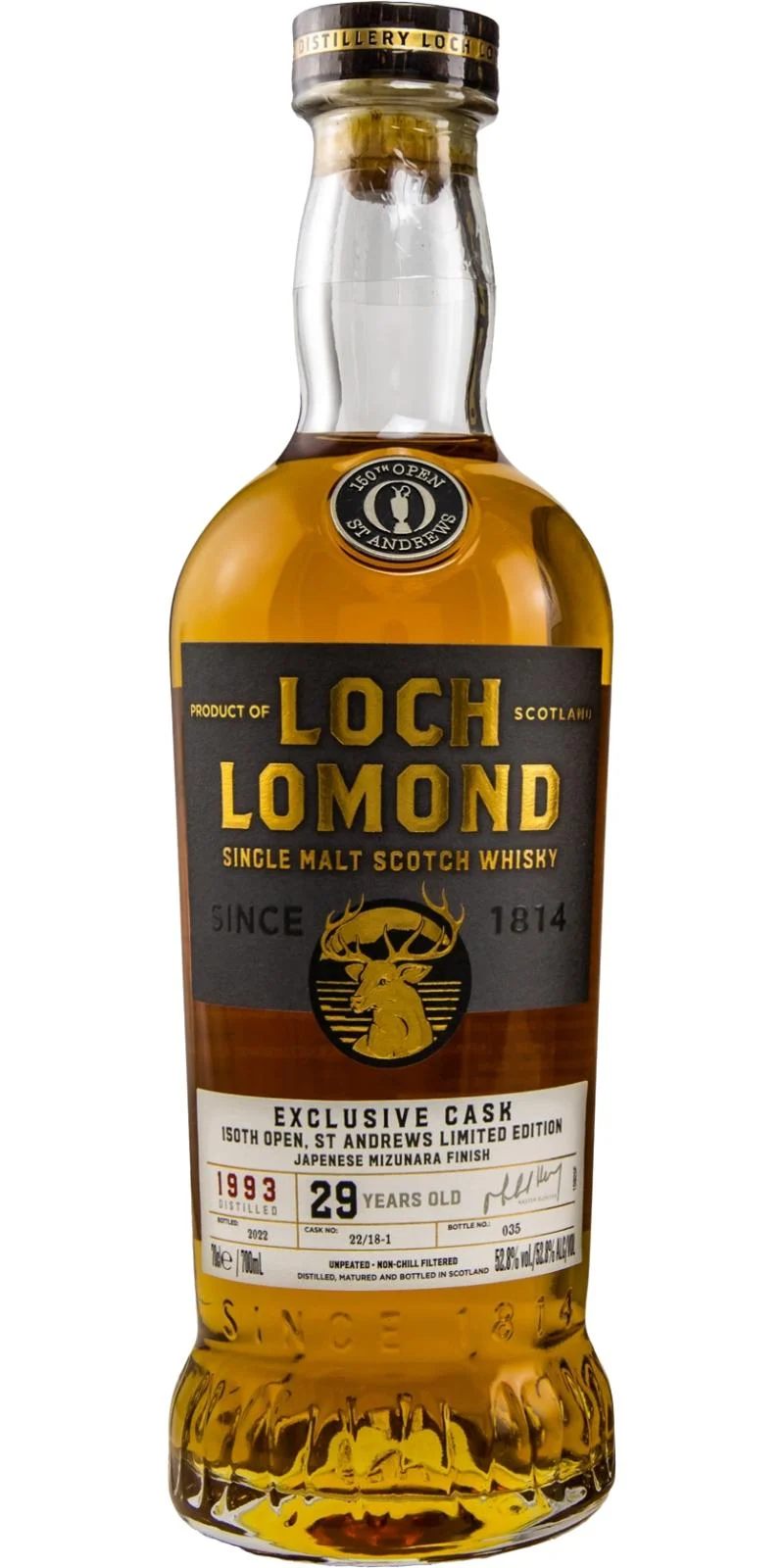 Loch Lomond 1993 Exclusive Cask (29 Year Old) Single Malt Scotch Whisky | 700ML - Whiskey