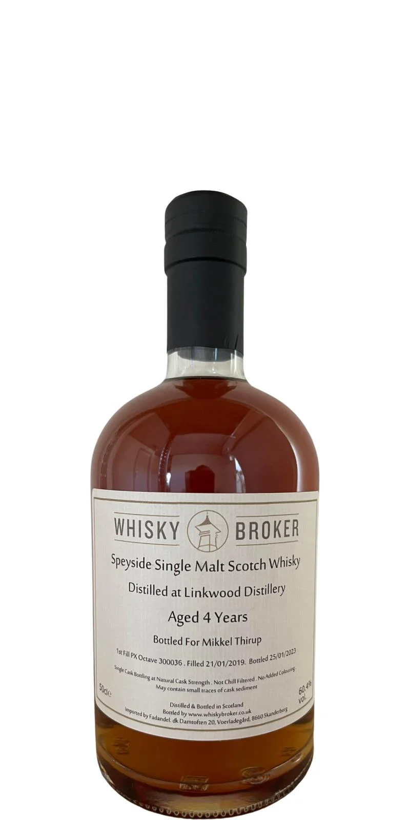 Linkwood 2019 (Whisky Broker) Single Malt Scotch Whisky | 500ML - Whiskey