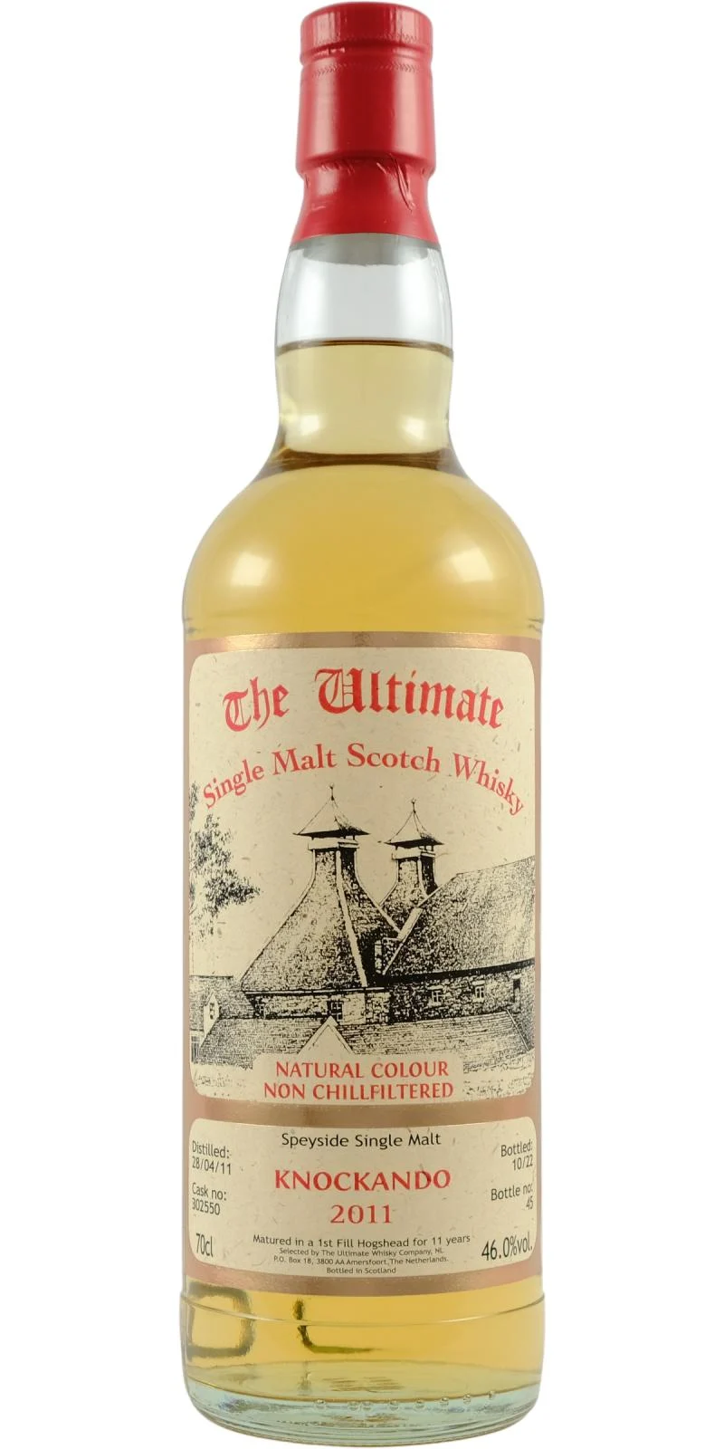 Knockando 2011 van Wees 11 Year Old Scotch Whisky | 700ML - Whiskey