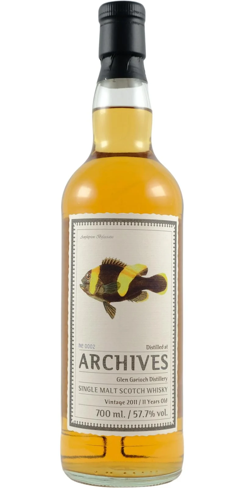 Glen Garioch 2011 (Archives) The Fishes of Samoa (15 Year Old) Single Malt Scotch Whisky | 700ML - Whiskey