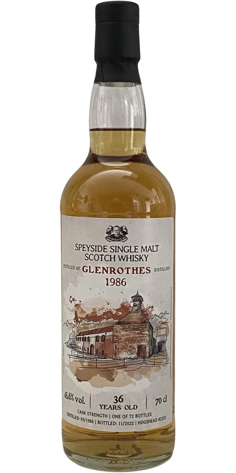 Glenrothes 1986 DRFS Wu Dram Clan Lighthouse Series 36 Year Old 2022 Release (Cask #2125) Speyside Single Malt Scotch Whisky | 700ML - Whiskey