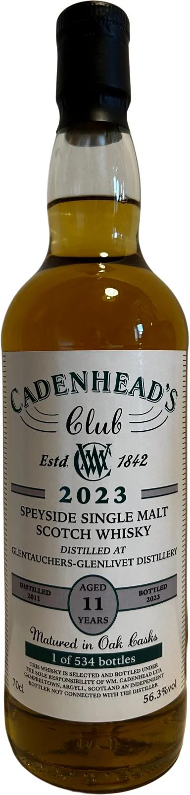 Cadenhead's Club 2023 Aged 11 Year Old Scotch Whisky | 700ML - Whiskey