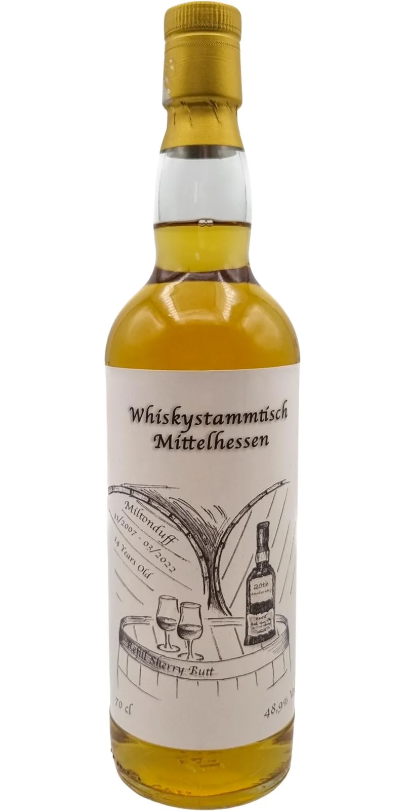Miltonduff 2007 UD 14 Year Old Single Malt Scotch Whisky | 700ML - Whiskey