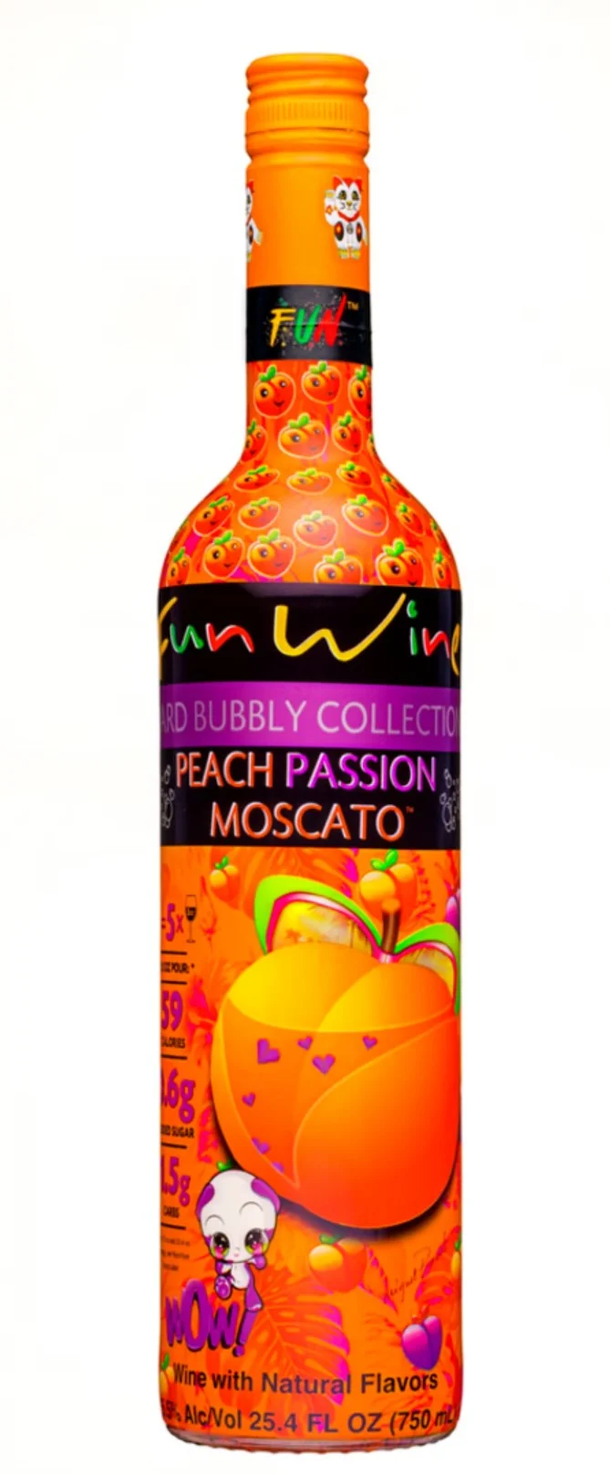 Friends Fun Wine | Hard Bubbly Collection Peach Passion Moscato - NV