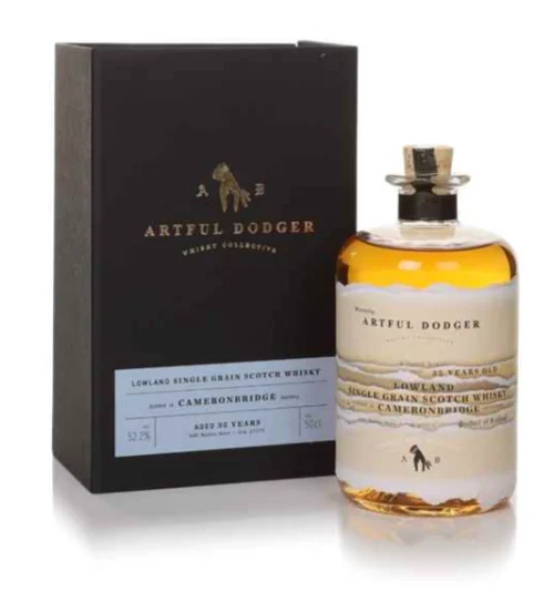 Cameronbridge 35 años 1984 Cask # 27679 Whisky escocés de grano único The Artful Dodger | 500ML