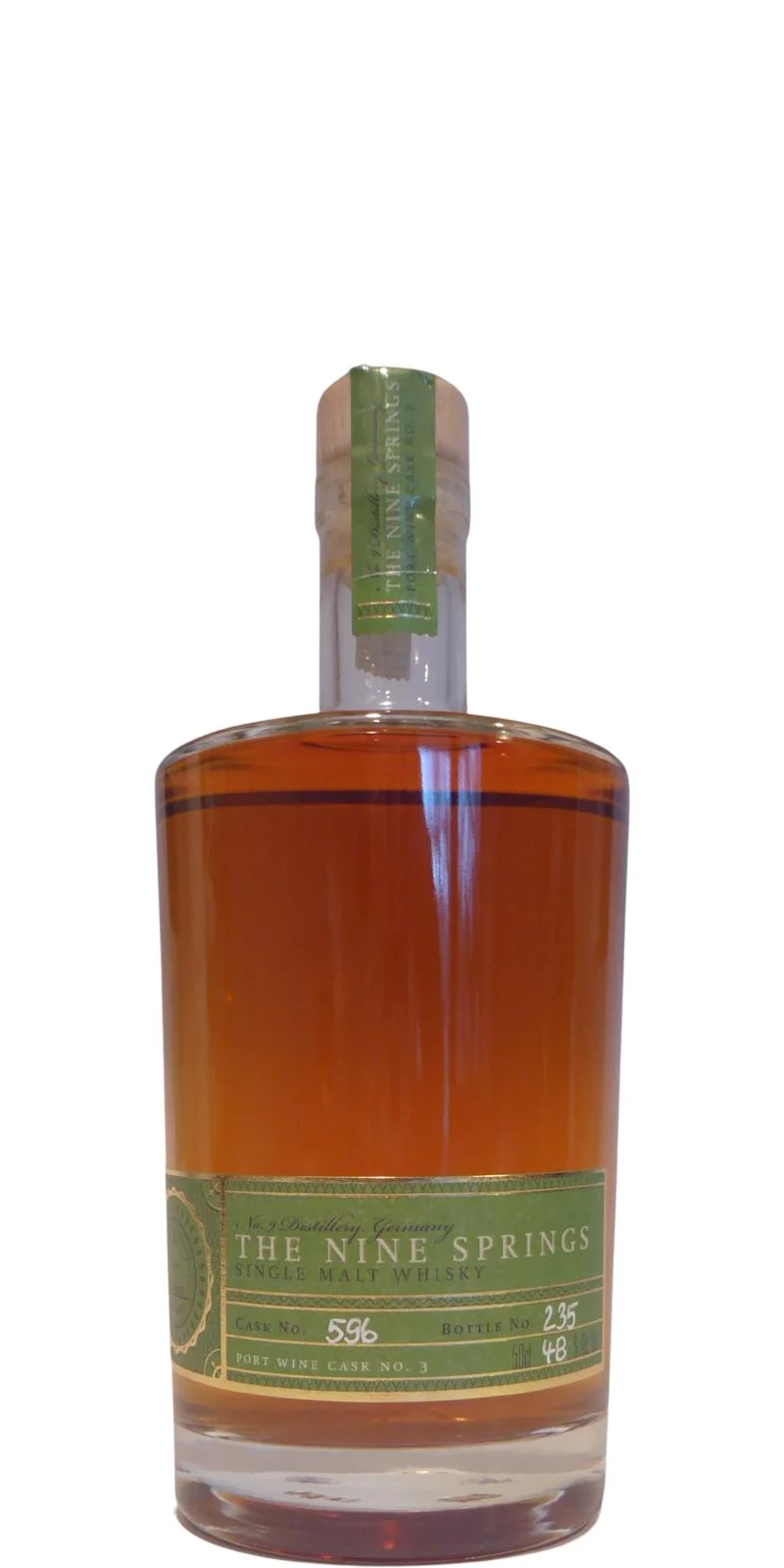 The Nine Springs Port Wine Cask No. 3 Single Cask Selection Single Malt Whisky | 500ML - Whiskey