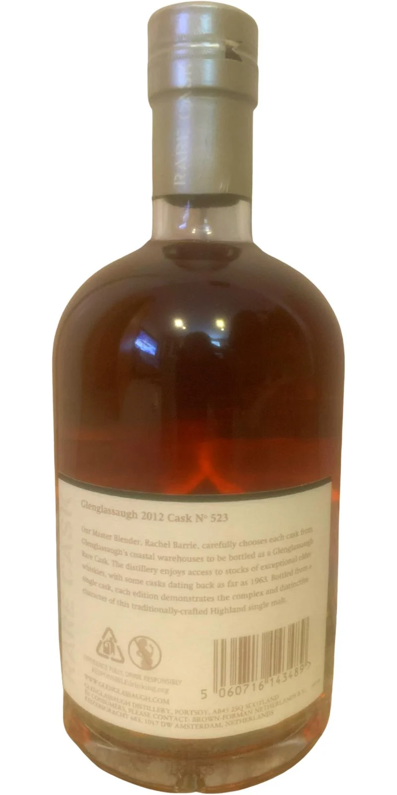Glenglassaugh 2012 Rare Single Cask Release 9 Year Old Single Malt Scotch Whisky | 700ML - Whiskey