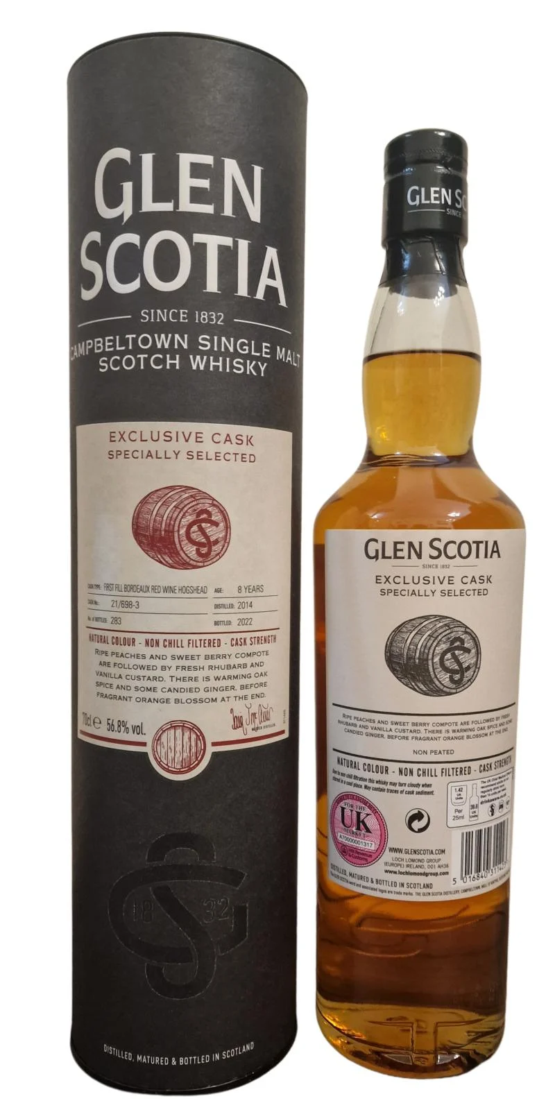 Glen Scotia 2014 Distillery Exclusive 8 Year Old Single Malt Scotch Whisky | 700ML - Whiskey
