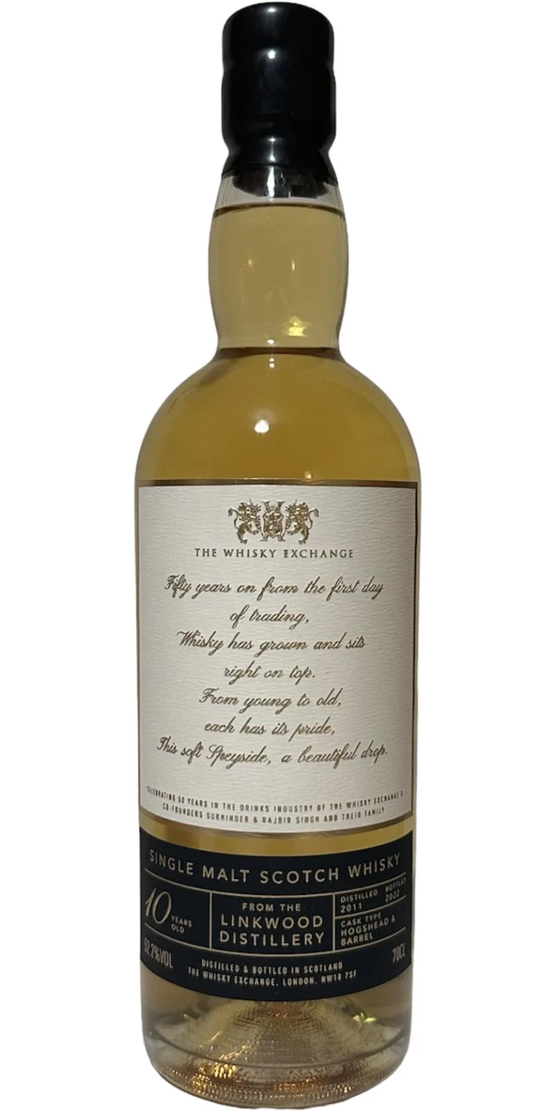Linkwood 2011 TWEx The Decades 10 Year Old 2022 Release Single Malt Scotch Whisky | 700ML - Whiskey