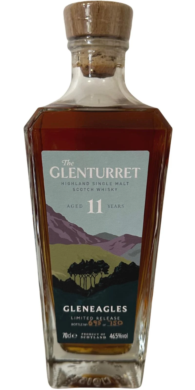 Glenturret 11-year-old Gleneagles - First Edition 11 Year Old 2021 Release Single Malt Scotch Whisky | 700ML