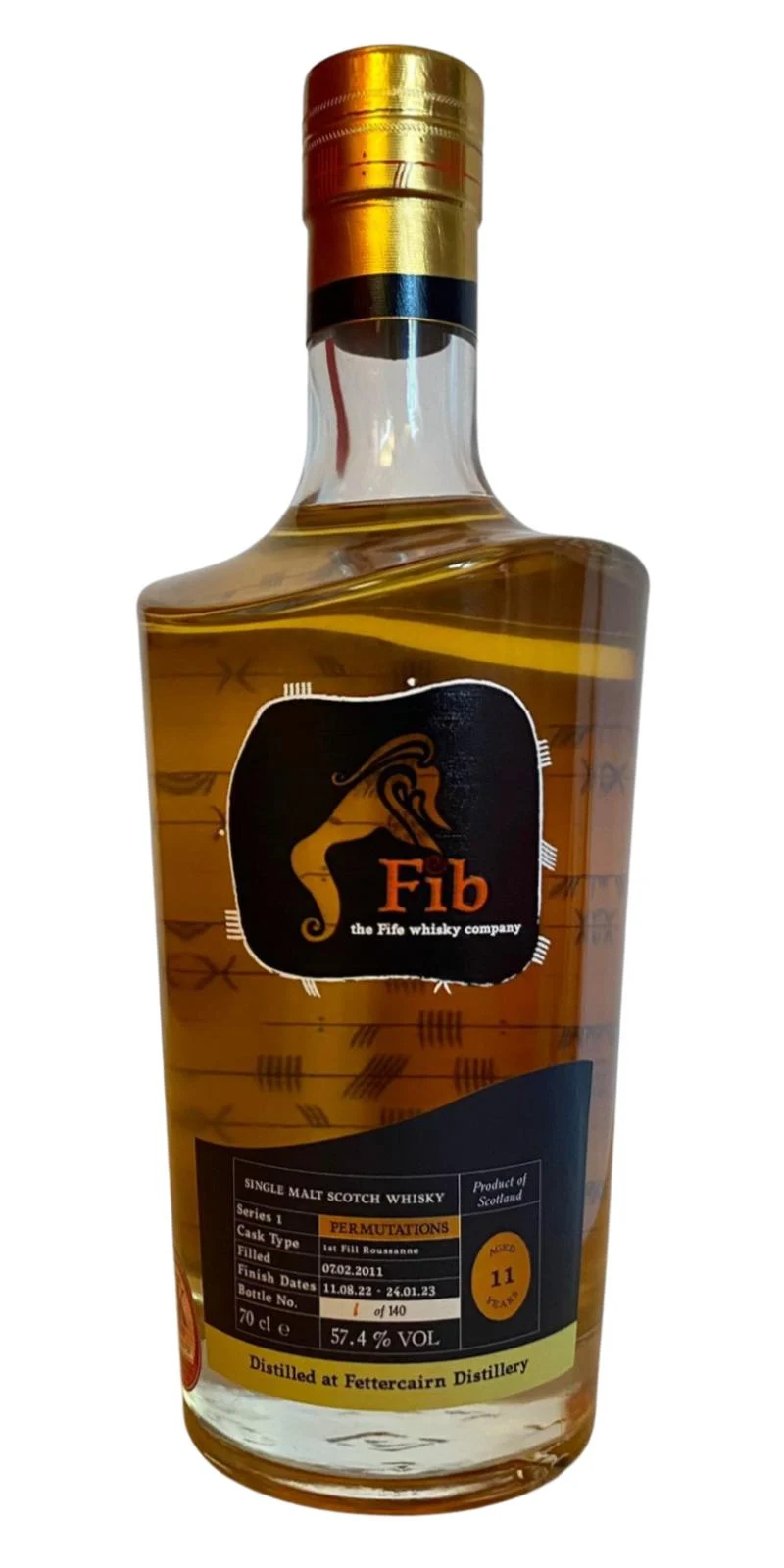 Fettercairn Roussanne Finish Permutations Series 1 Fib Single Malt Scotch Whisky | 700ML - Whiskey