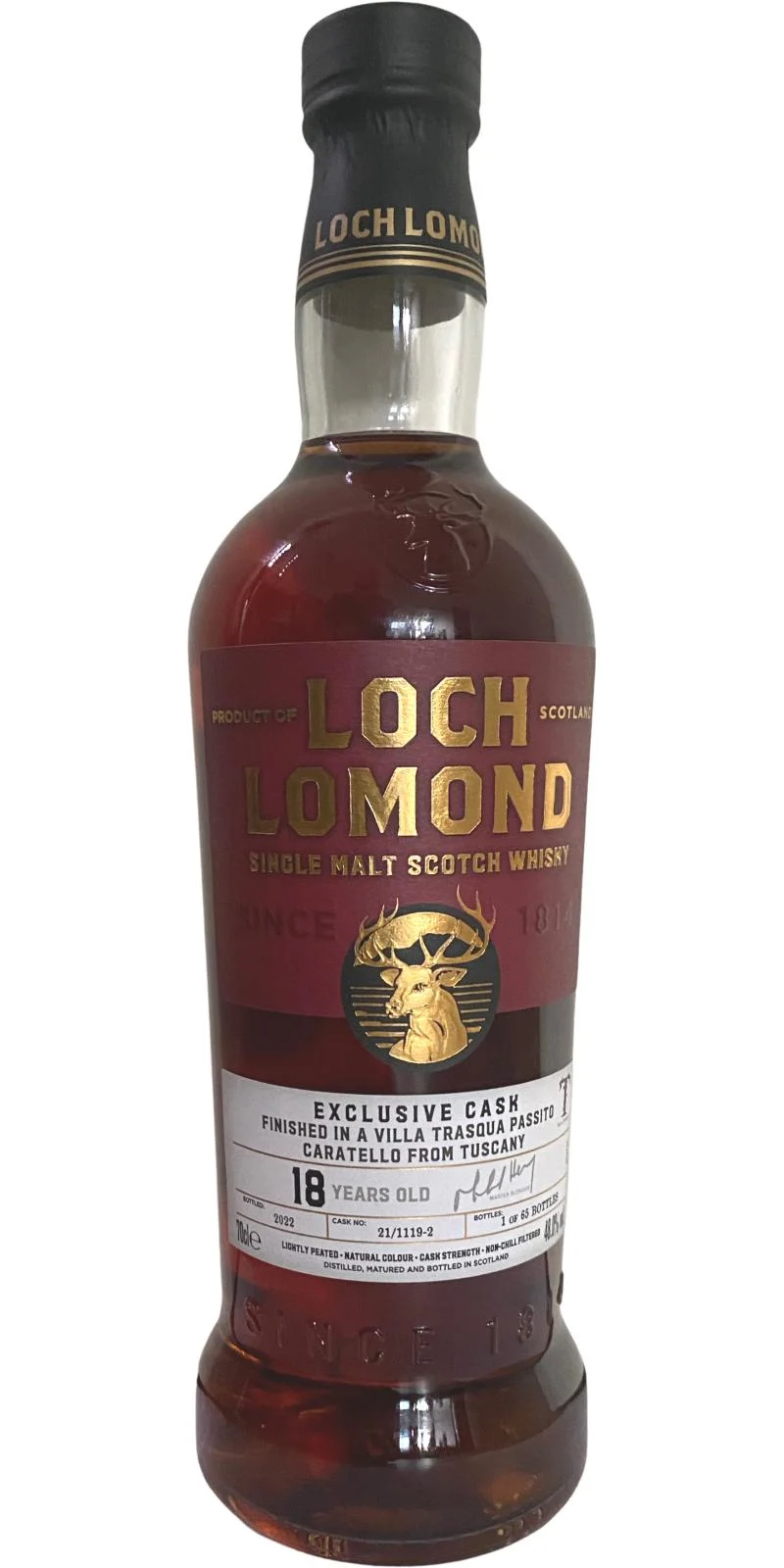 Loch Lomond 18 Year Old Exclusive cask Single Malt Scotch Whisky | 700ML - Whiskey