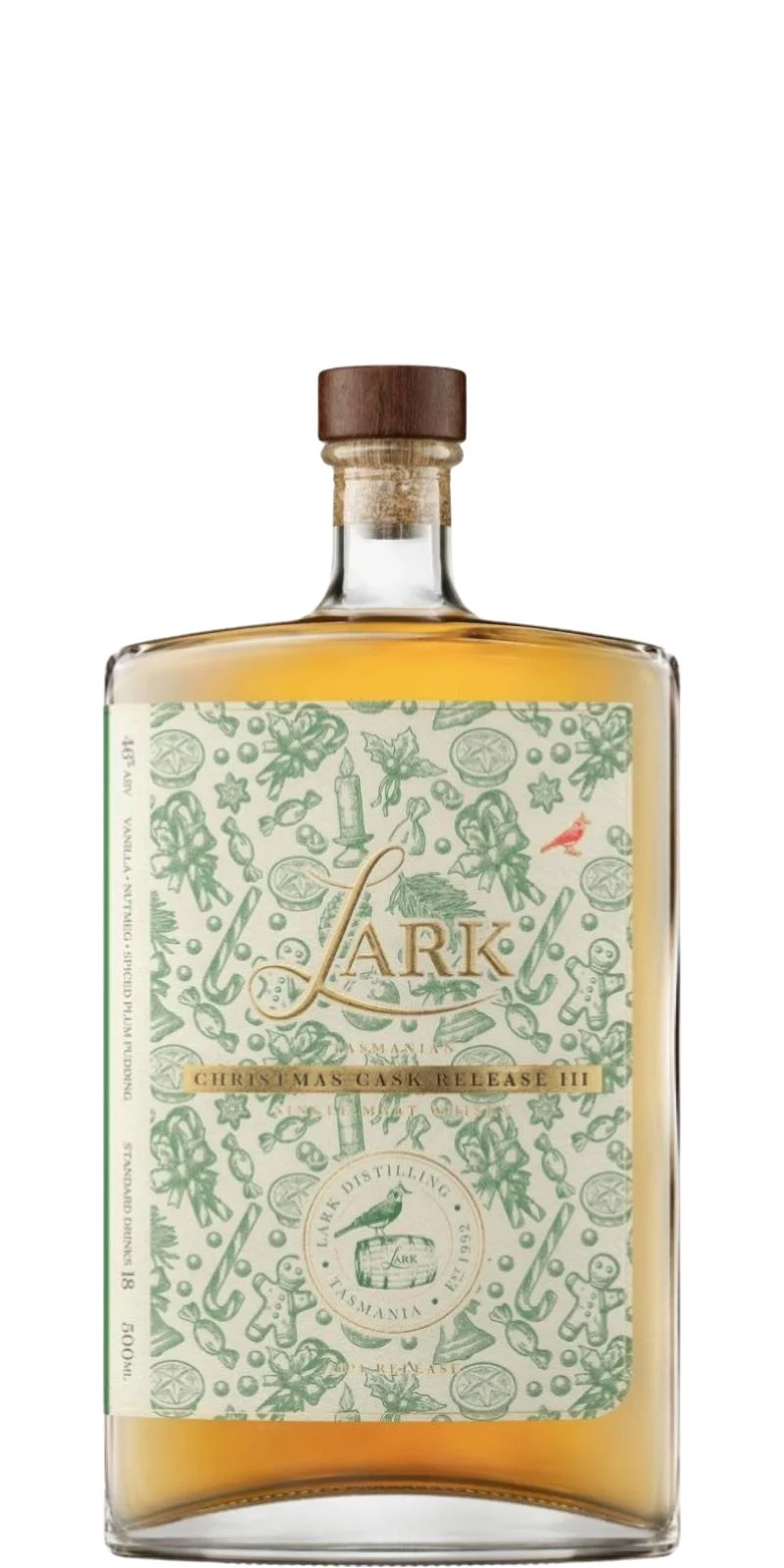 Lark Christmas Cask Release III 2021 Release Single Malt Whisky | 500ML