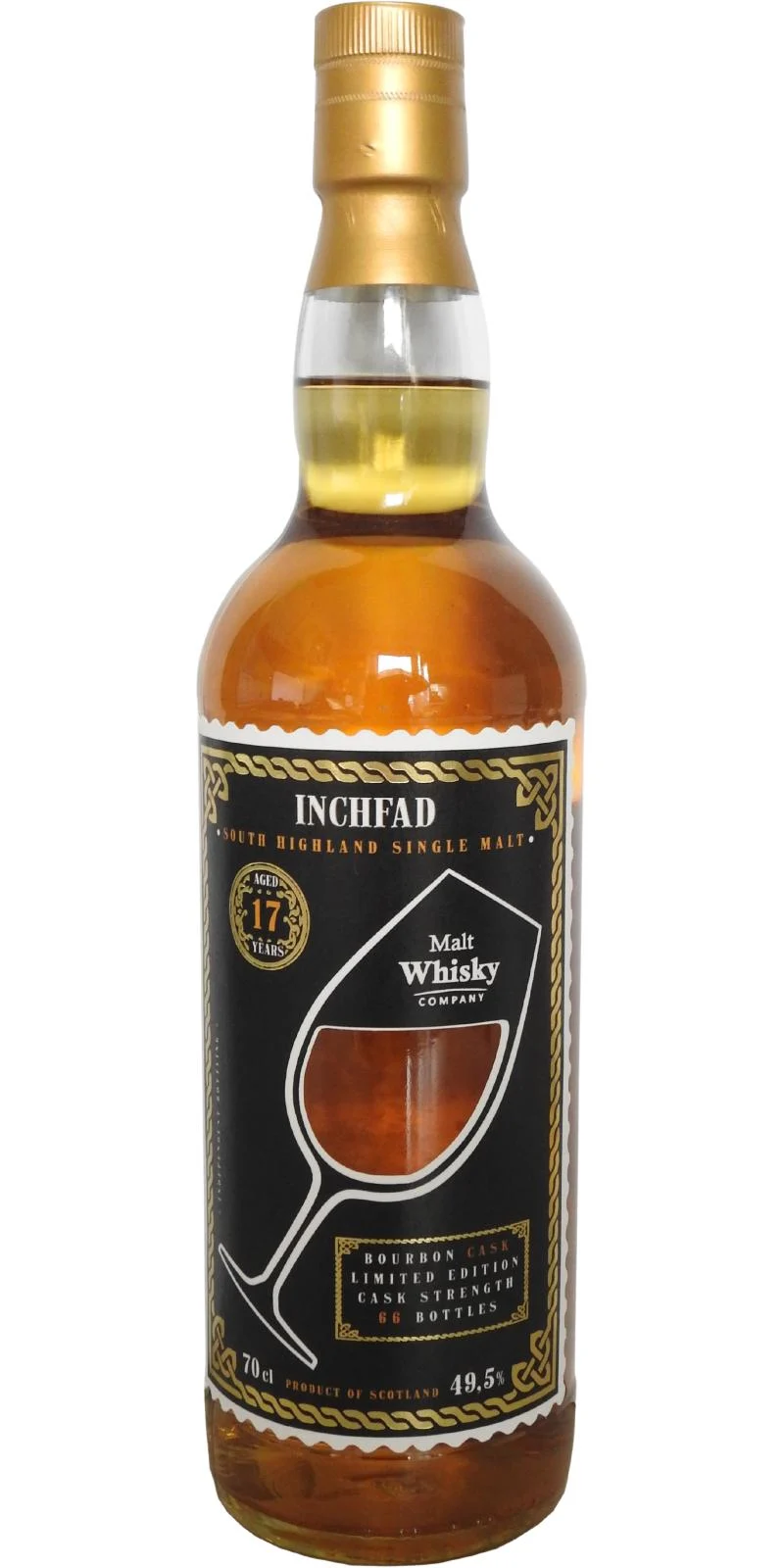 Inchfad 17 Year Old MWC Special Selection No. 14 Single Malt Scotch Whisky | 700ML - Whiskey