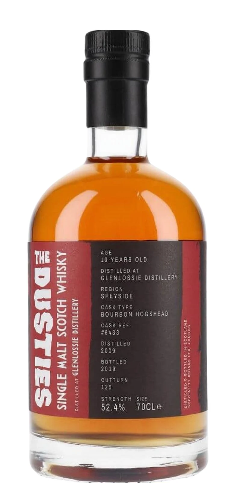 Glenlossie 2009 SMS The Dusties (Cask #6433) 10 Year Old 2019 Release Single Malt Scotch Whisky | 700ML - Whiskey