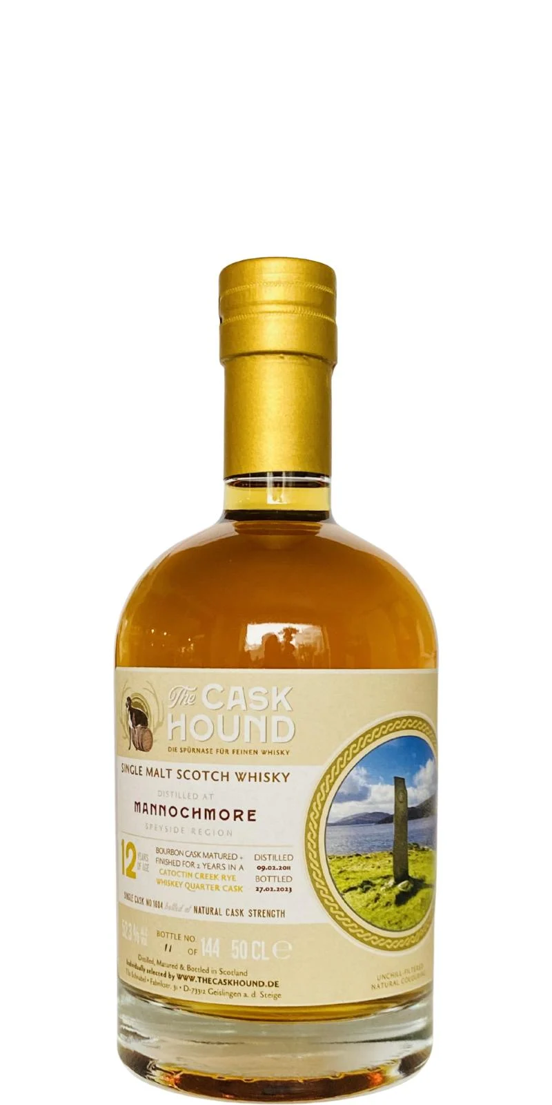 Mannochmore 2011 (The Caskhound) 12 Year Old Single Malt Scotch Whisky | 500ML - Whiskey