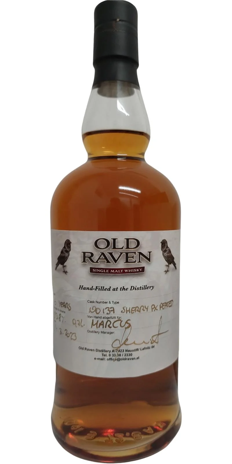 Old Raven 2016 Hand-Filled Single Malt Whisky | 700ML