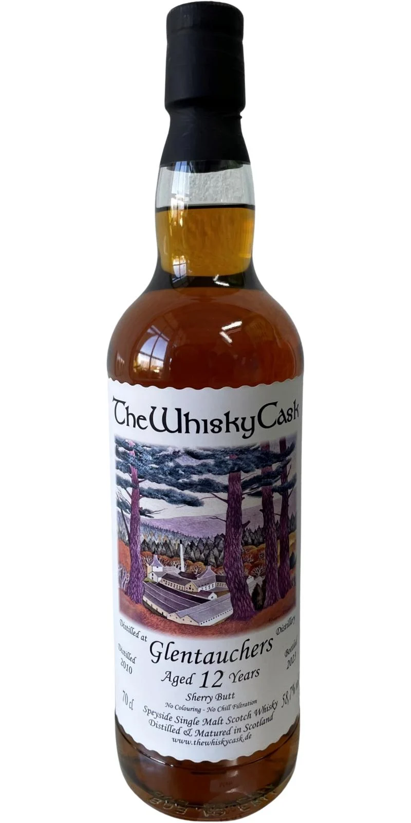 Glentauchers 2010 (The Whisky Cask) 12 Year Old Scotch Whisky | 700ML - Whiskey
