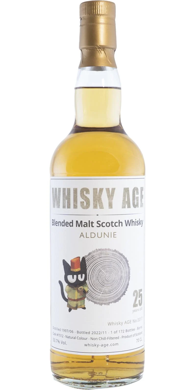 Aldunie 1997 25 Year Old Age #17 Blended Malt Scotch Whisky | 700ML - Whiskey