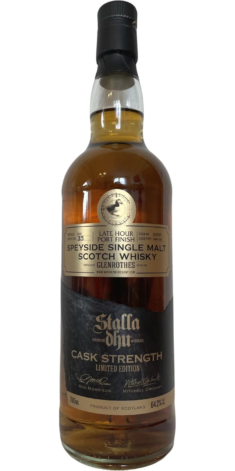 Glenrothes Cigar Malt Stalla Dhu Whiskies Port Cask Single Malt Scotch Whisky | 700ML - Whiskey