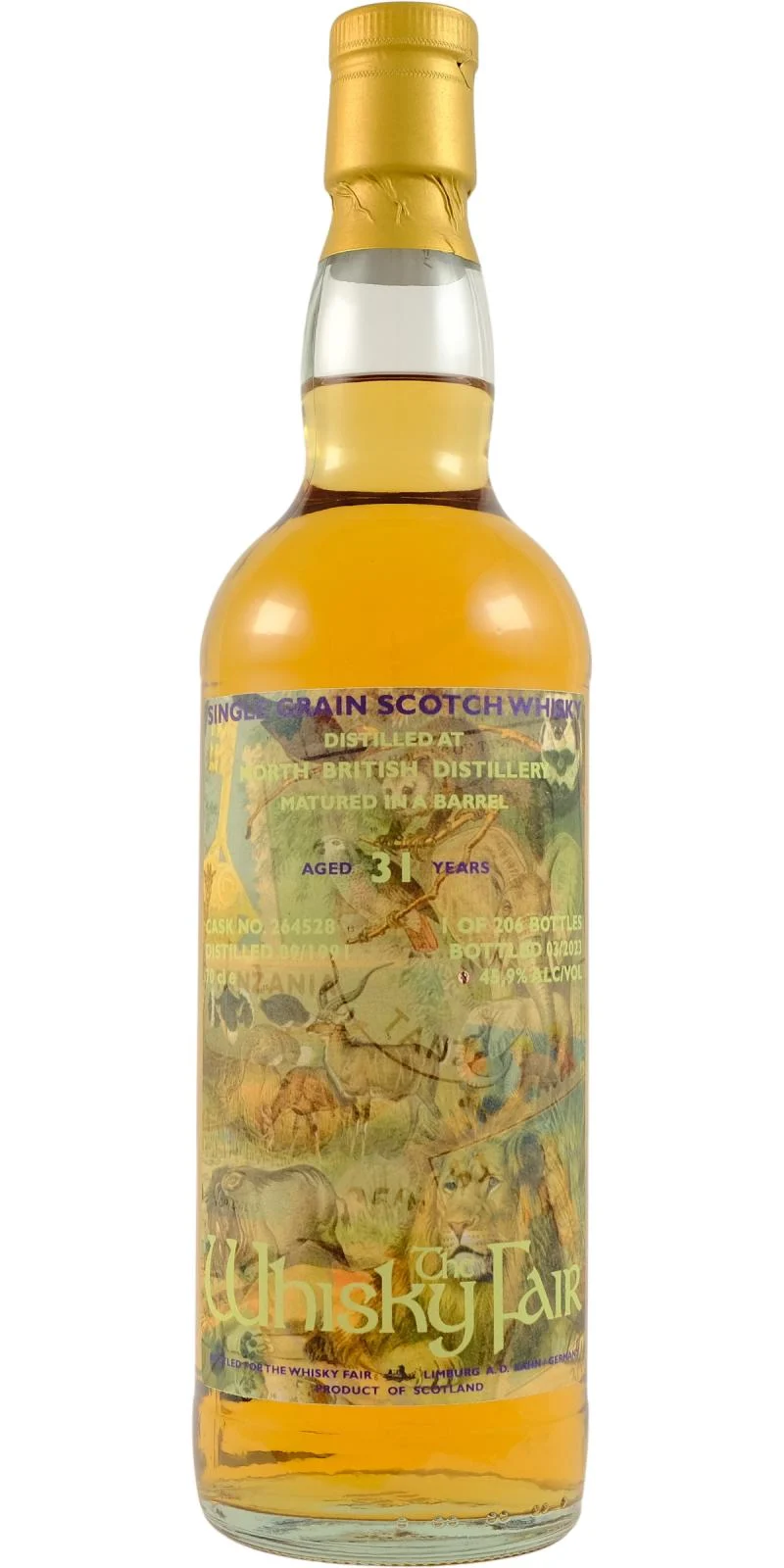 North British 1991 (The Whisky Fair) Single Grain Scotch Whisky | 700ML - Whiskey