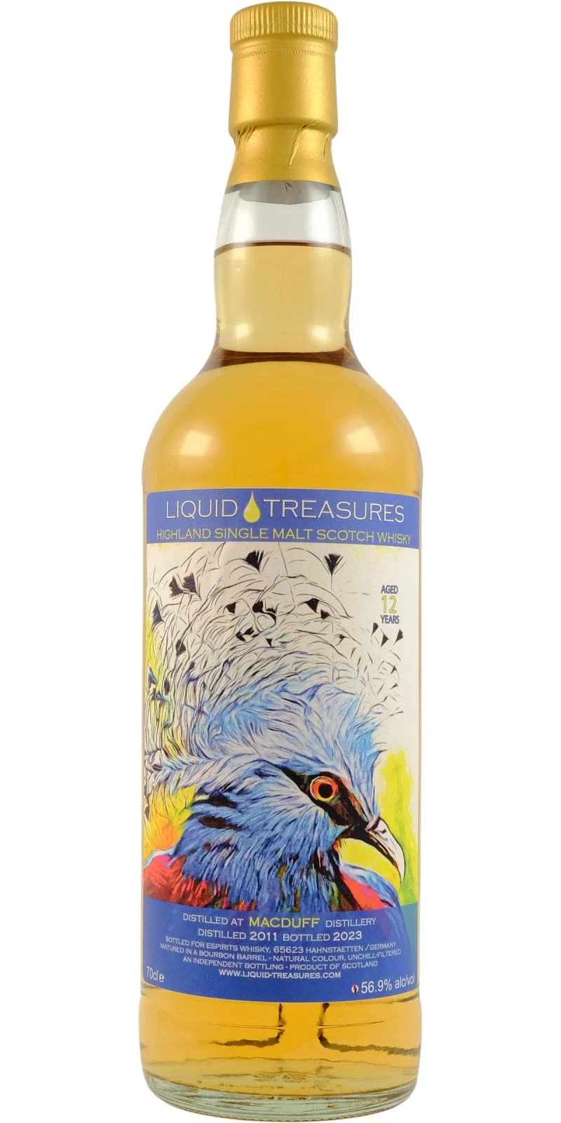 Macduff 2011 (Liquid Treasures) Bottled 2023 Single Malt Scotch Whisky | 700ML - Whiskey
