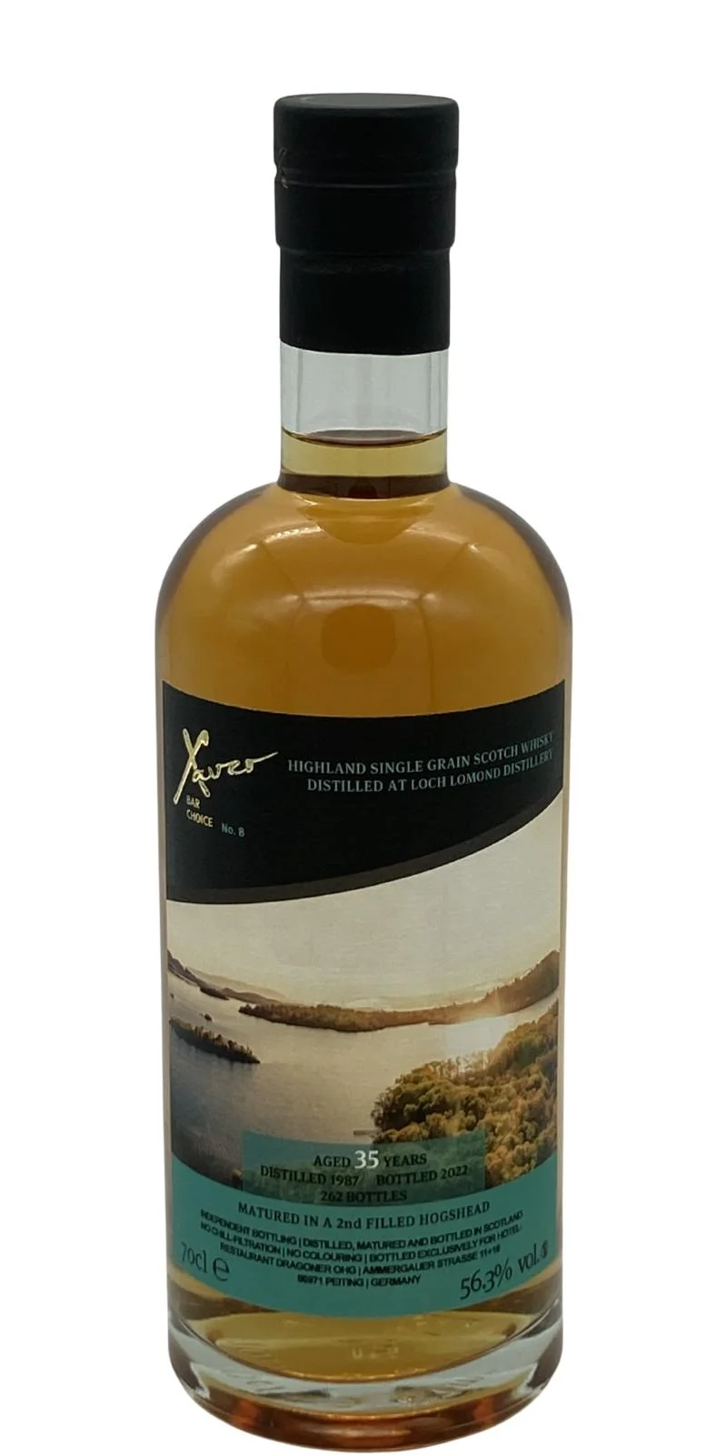 Loch Lomond 1987 Xaver Bar Choice No. 8 (35 Year Old) Single Grain Scotch Whisky | 700ML - Whiskey