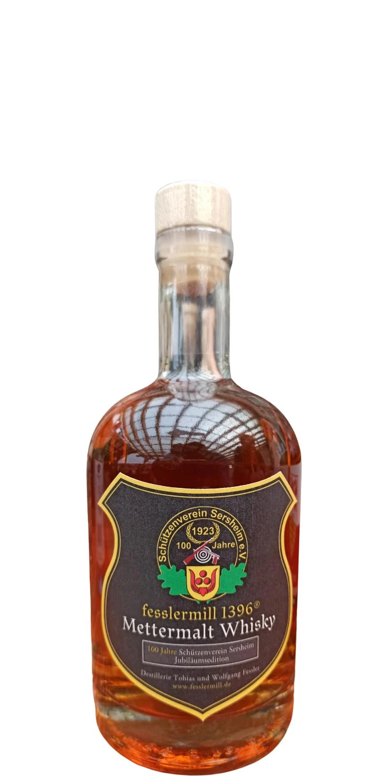 Mettermalt Fesslermill 1396 Schützenverein Sersheim Whisky | 500ML - Whiskey