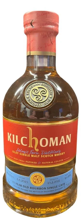Kilchoman 2010 (11 Year Old) Bourbon Single Cask Scotch Whisky | 700ML - Whiskey