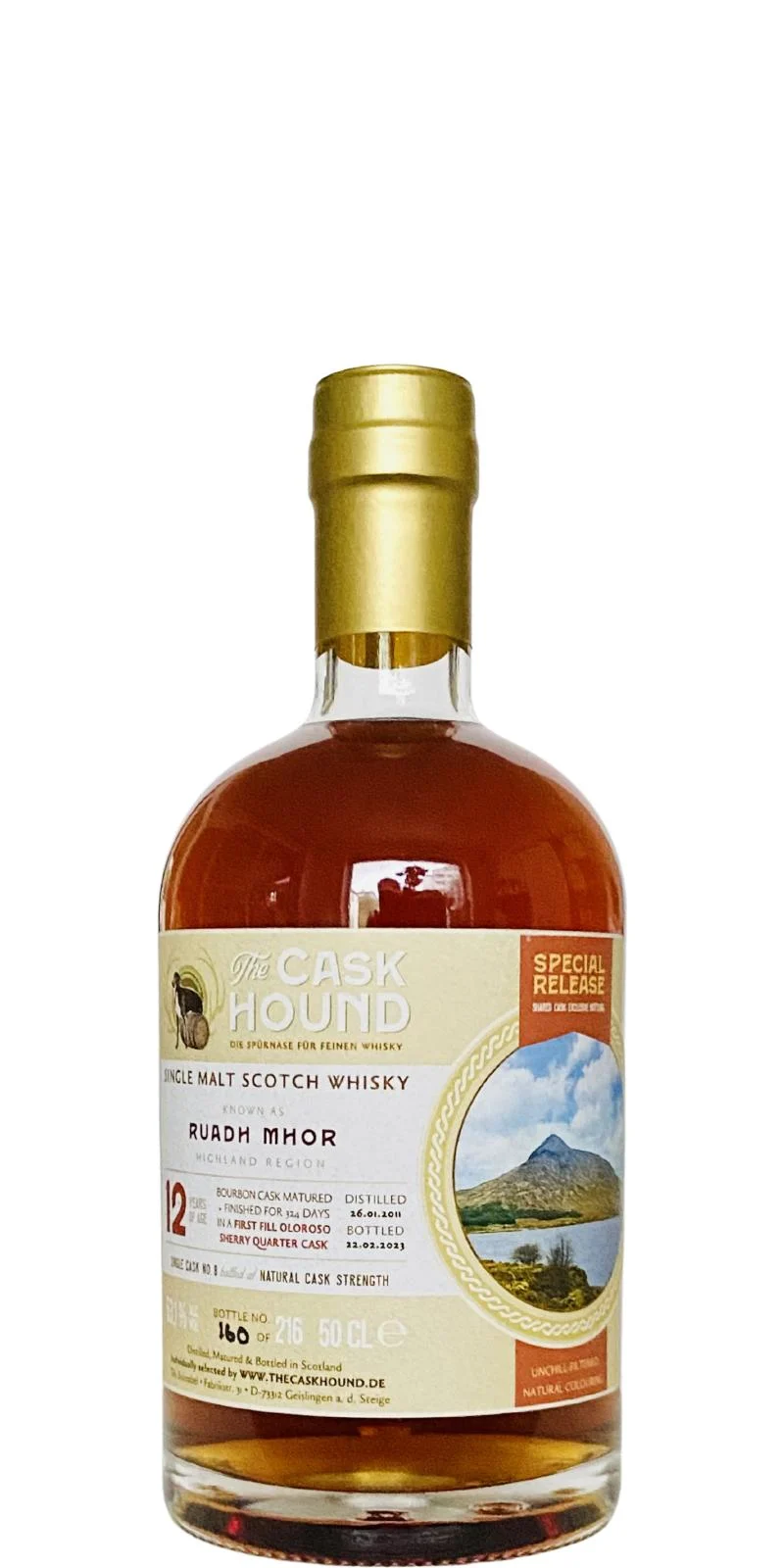 Ruadh Mhor 2011 (The Caskhound) Special Release Scotch Whisky | 500ML - Whiskey