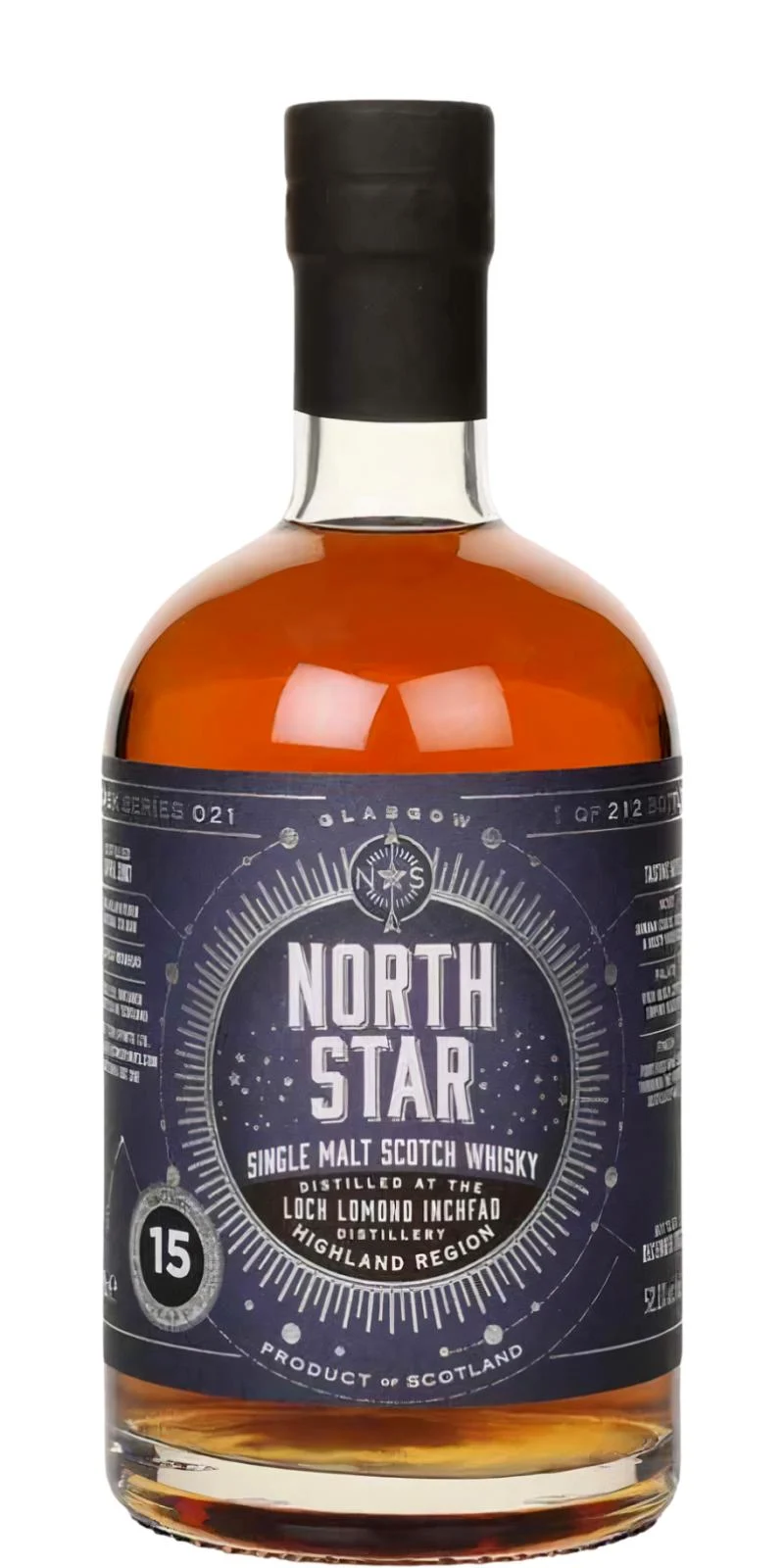 Inchfad 2007 North Star Spirits Cask Series 021 (15 años) Whisky escocés de pura malta | 700ML