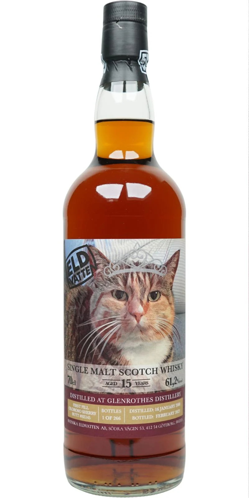 Glenrothes 2008 (Svenska Eldvatten) Cat Label Series Scotch Whisky | 700ML - Whiskey