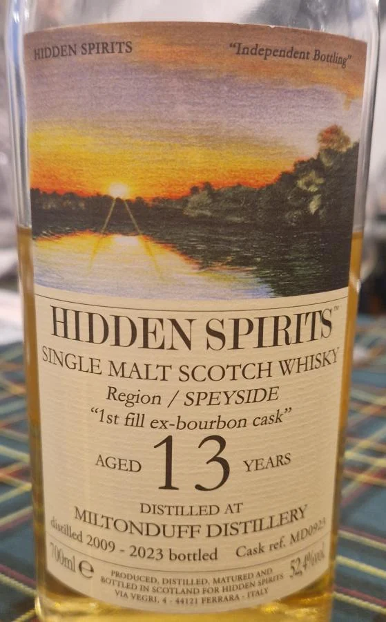 Miltonduff 2009 (Hidden Spirits) Region Speyside 13 Year Old Scotch Whisky | 700ML - Whiskey