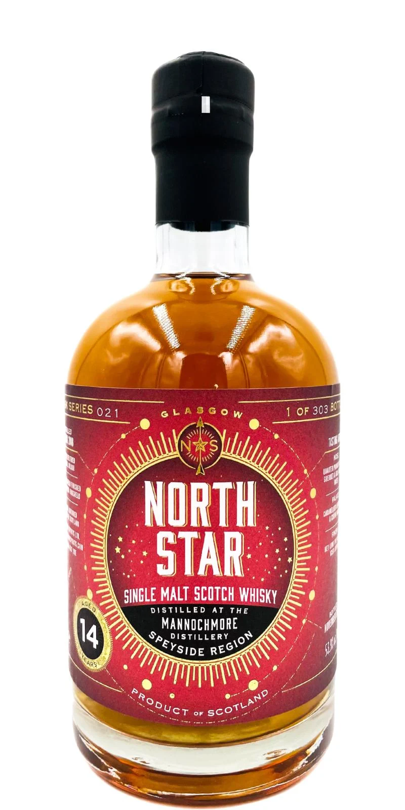 Mannochmore 2008 (North Star Spirits) Cask Series 021 14 Year Old 2022 Release Single Malt Scotch Whisky | 700ML - Whiskey