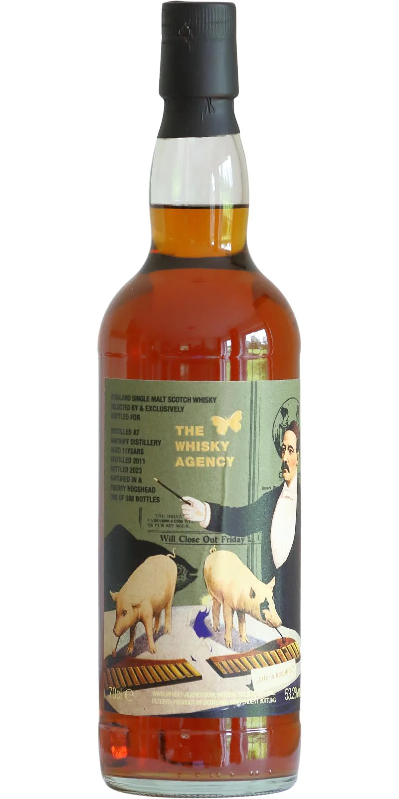 Macduff 2011 (The Whisky Agency) Sequences Single Malt Scotch Whisky | 700ML - Whiskey