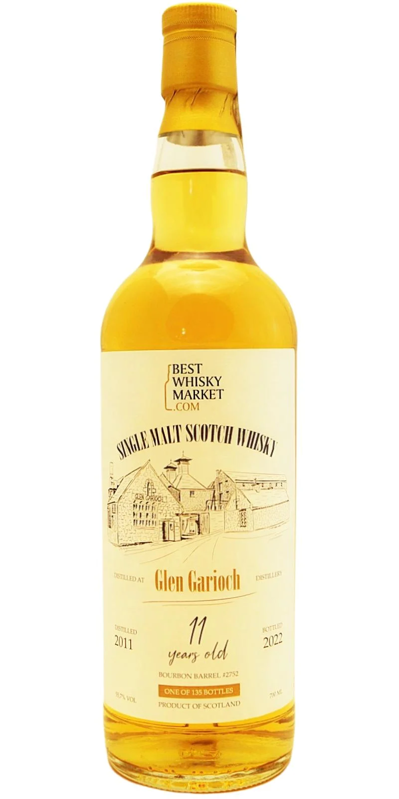 Glen Garioch 2011 BWM Single Malt Scotch Whisky | 700ML - Whiskey