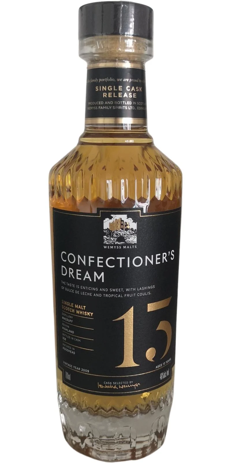 Macduff 2009 (Wemyss Malts) Confectioner's Dream 13 Year Old 2022 Release Single Malt Scotch Whisky | 700ML - Whiskey