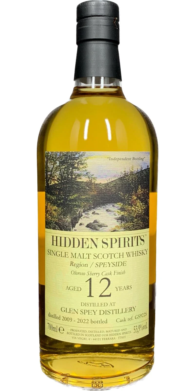 Glen Spey 2009 (Hidden Spirits) Highproof (12 Year Old) Single Malt Scotch Whisky | 700ML - Whiskey