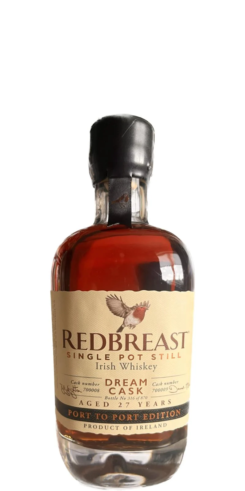 Redbreast 27 Year Old Dream Cask Port to Port Edition Irish Whiskey | 700ML