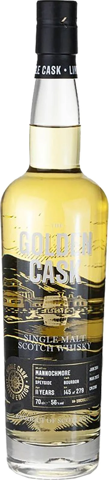 Mannochmore 2011 (The House of MacDuff) The Golden Cask Single Malt Scotch Whisky | 700ML - Whiskey