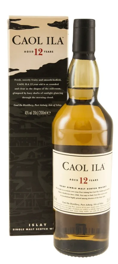 Caol Ila 12 Year Old Single Malt Scotch Whisky | 200ML - Whiskey