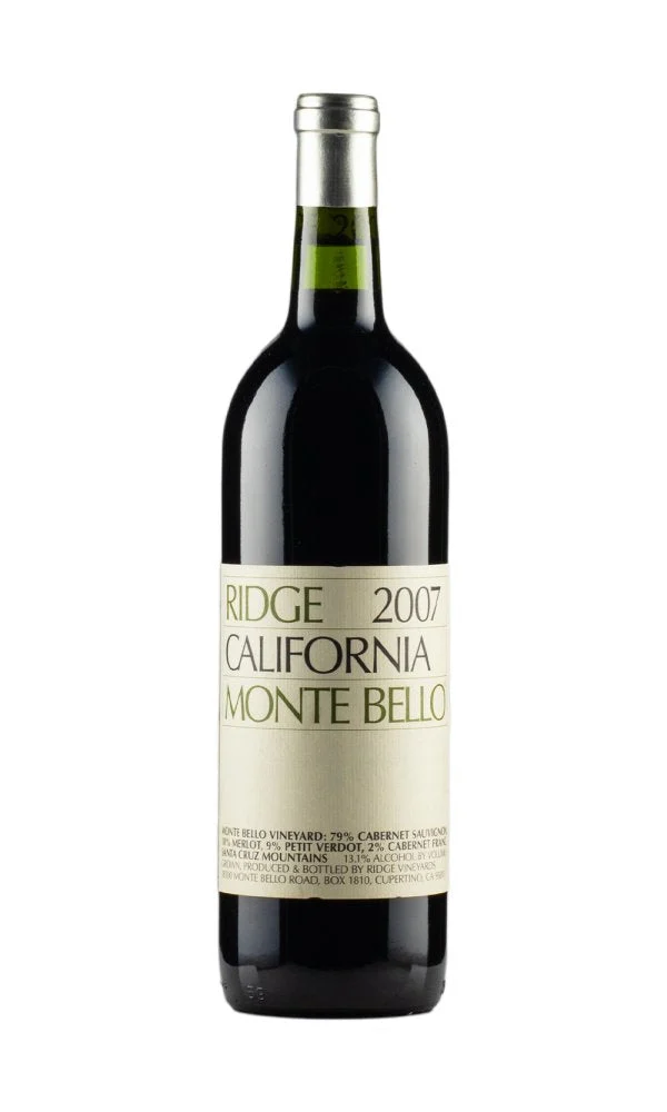 2007 | Ridge Vineyards | Monte Bello - Wine