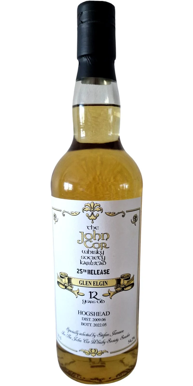 Glen Elgin 2009 JCWS 25th Release 12 Year Old 2022 Release Single Malt Scotch Whisky | 700ML - Whiskey