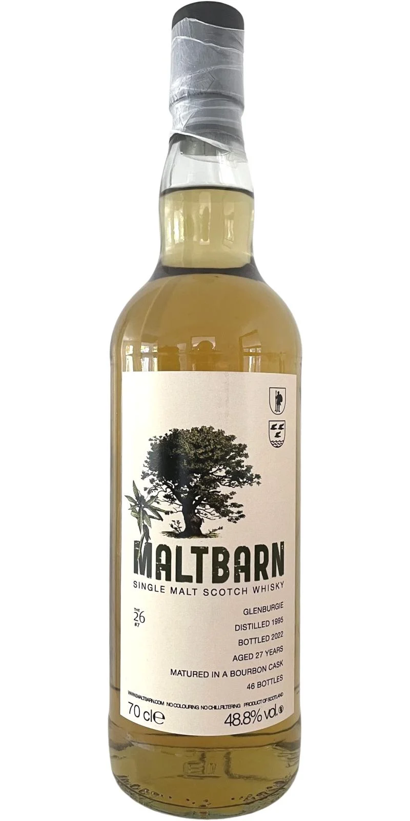 Glenburgie 1995 Maltbarn 27 Year Old The 26 #7 Single Malt Scotch Whisky | 700ML - Whiskey