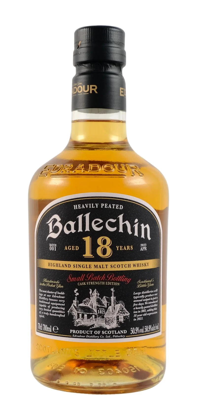Ballechin Highland Single Malt 18 Year Old Whisky | 700ML - Whiskey