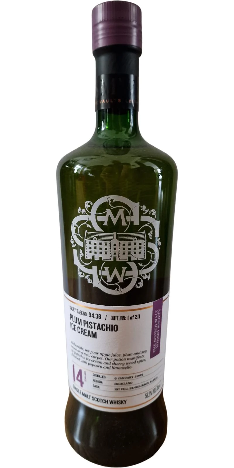 Fettercairn 2009 (The Scotch Malt Whisky Society) Plum Pistachio Ice Cream 14 Year Old Scotch Whisky | 700ML - Whiskey
