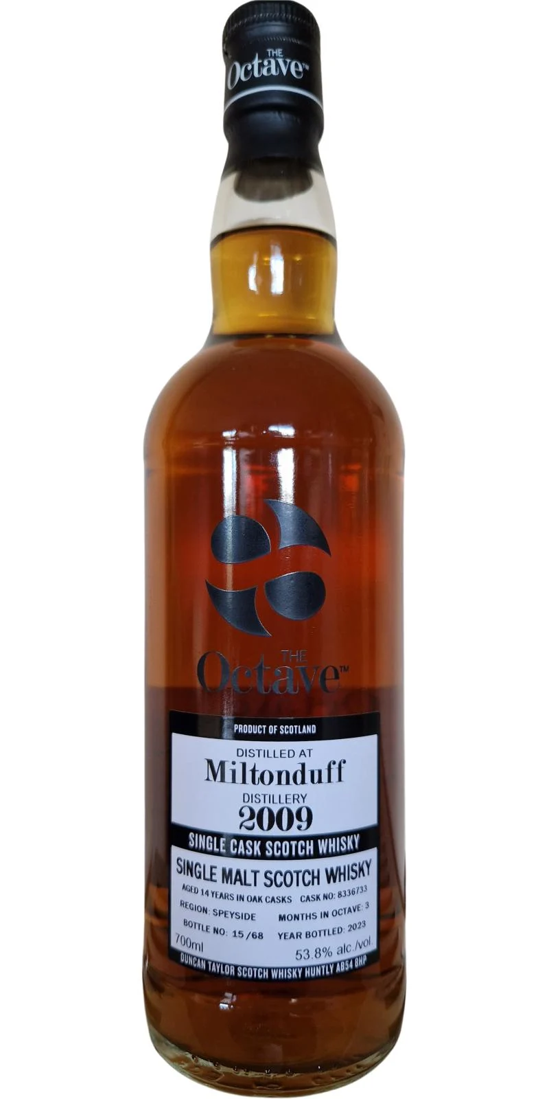 Miltonduff 2009 The Octave Single Cask Scotch Whisky | 700ML - Whiskey